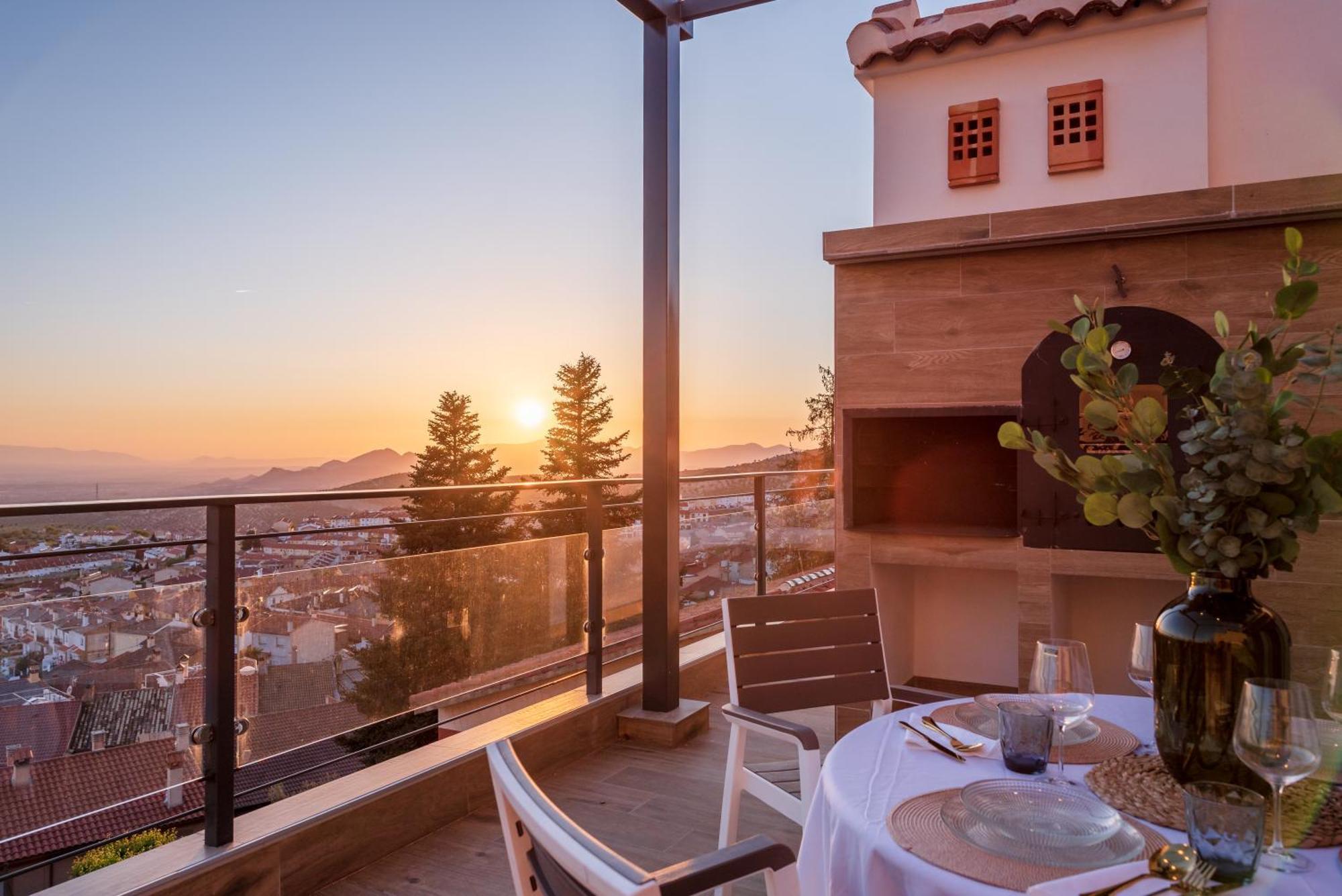 Willa Casa Penalisa Con Jacuzzi, Barbacoa, Chimenea Y Vistas Panoramicas A Granada Alfacar Zewnętrze zdjęcie