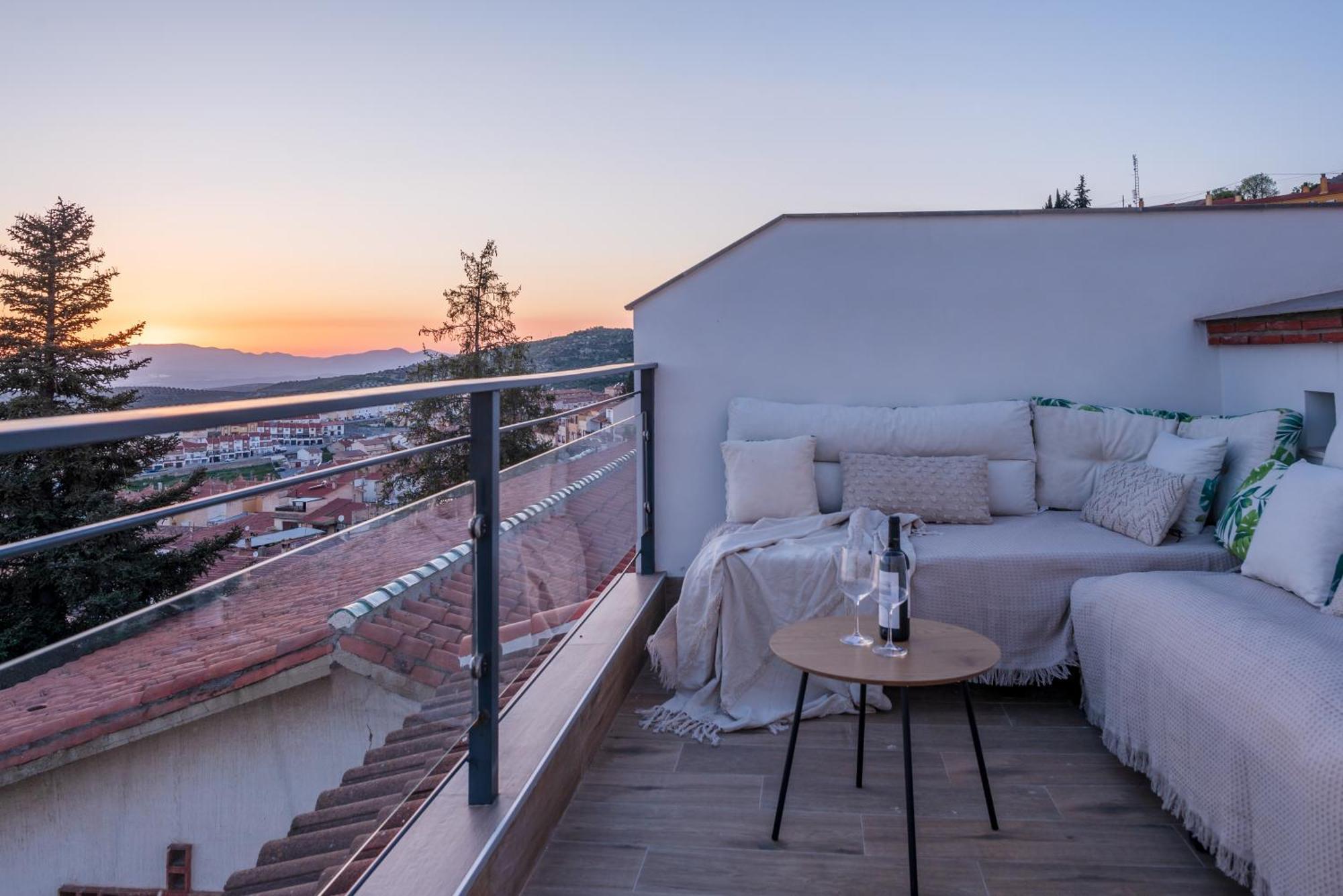 Willa Casa Penalisa Con Jacuzzi, Barbacoa, Chimenea Y Vistas Panoramicas A Granada Alfacar Zewnętrze zdjęcie